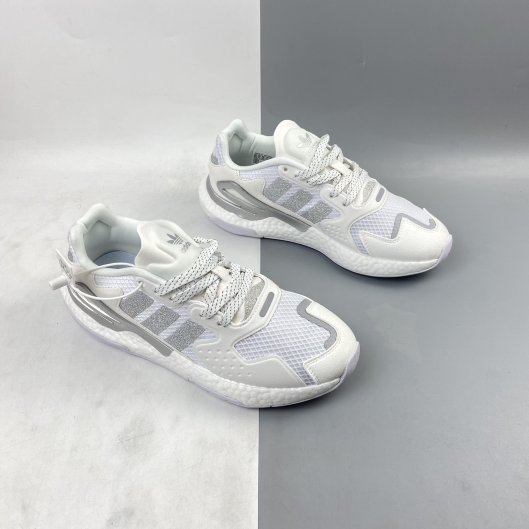 P200 Adidas Originals 2020 Day Jogger Boost 三叶草2020版慢跑者系列高弹复古休闲运动跑鞋 夜行者二代 FW4046