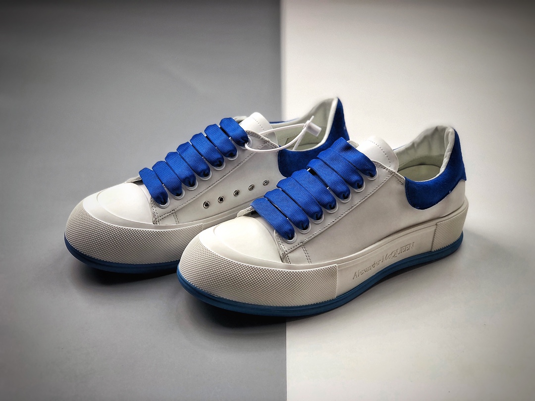 480  亚历山大·麦昆Alexander McQueen sole sneakers低帮植绒皮面翻毛尾