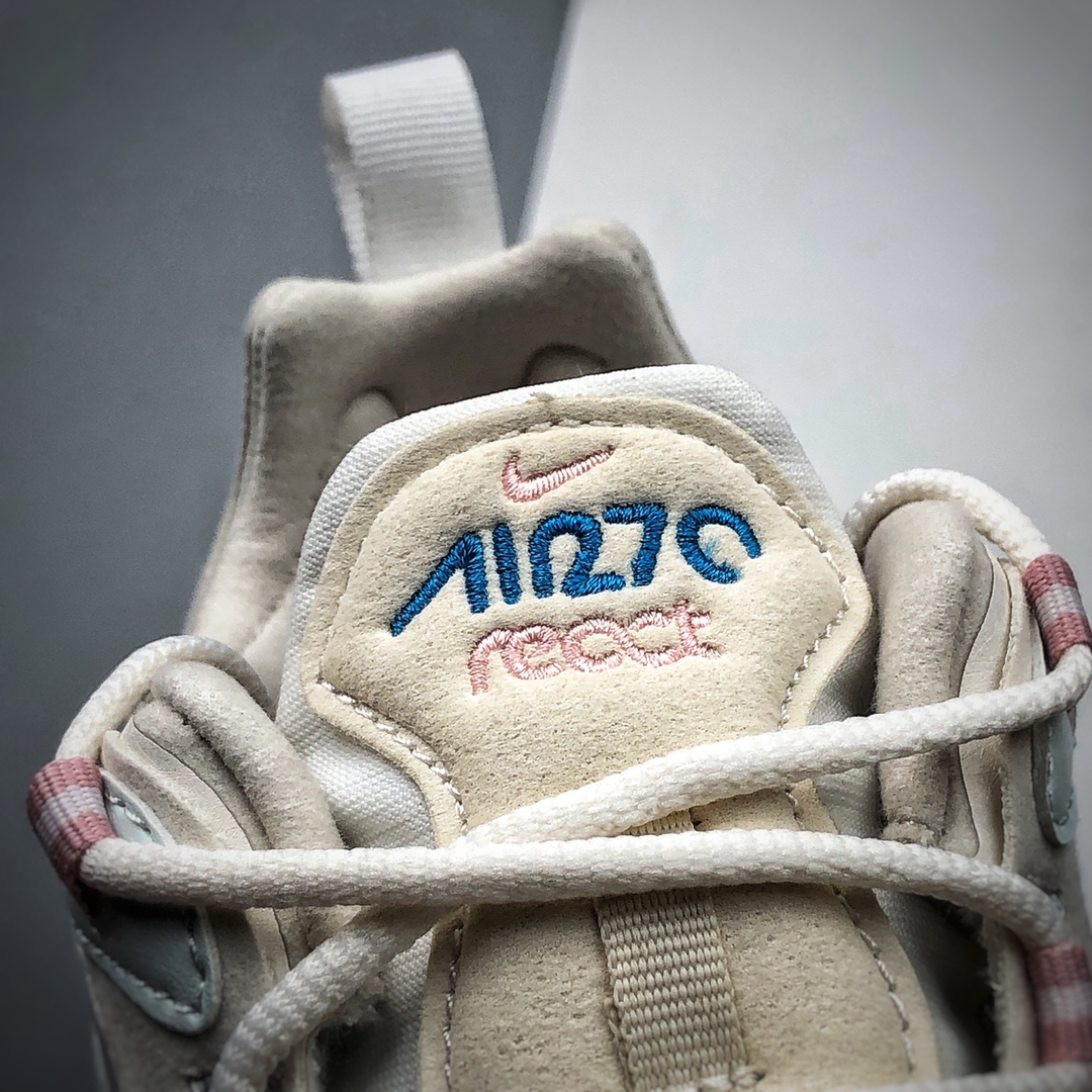 220  Nike Air Max 270 React 半小掌气垫跑鞋  CT6174-100