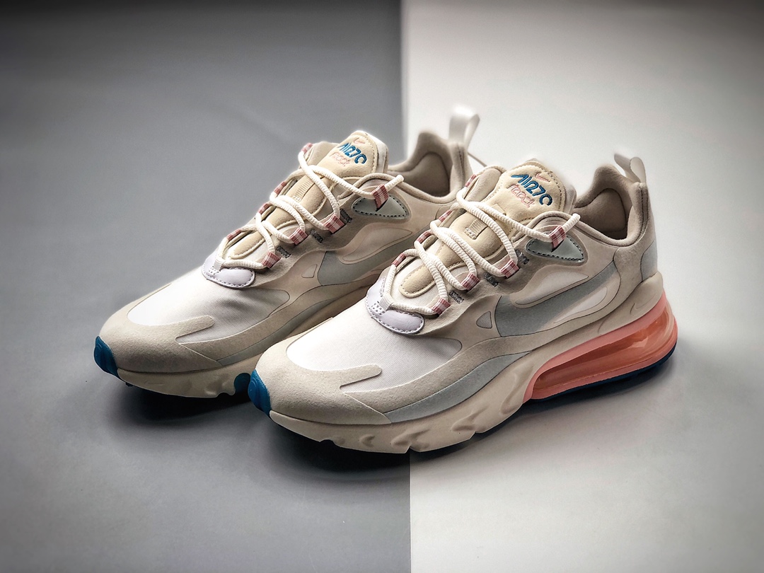 220  Nike Air Max 270 React 半小掌气垫跑鞋  CT6174-100