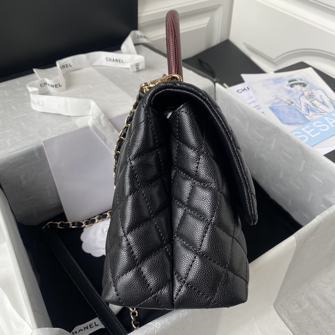 Chanel Style Top Handle Bag style reference detail image 4 from source 785824