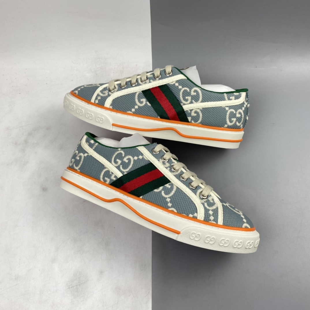 P320 GUCCI 古驰 Tennis 1977 Print Sneaker 帆布印花复古休闲运动板鞋