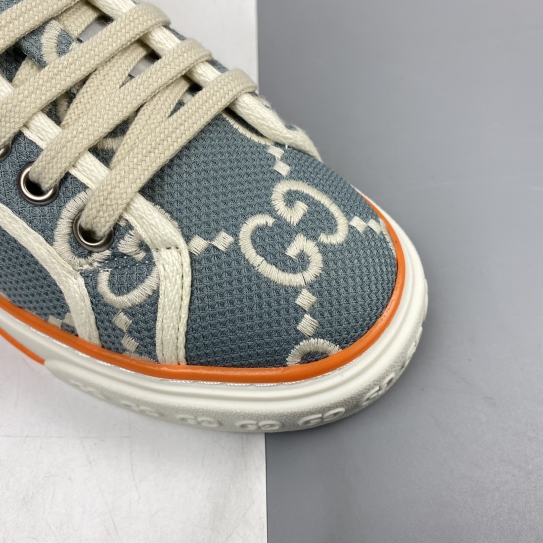 P320 GUCCI 古驰 Tennis 1977 Print Sneaker 帆布印花复古休闲运动板鞋