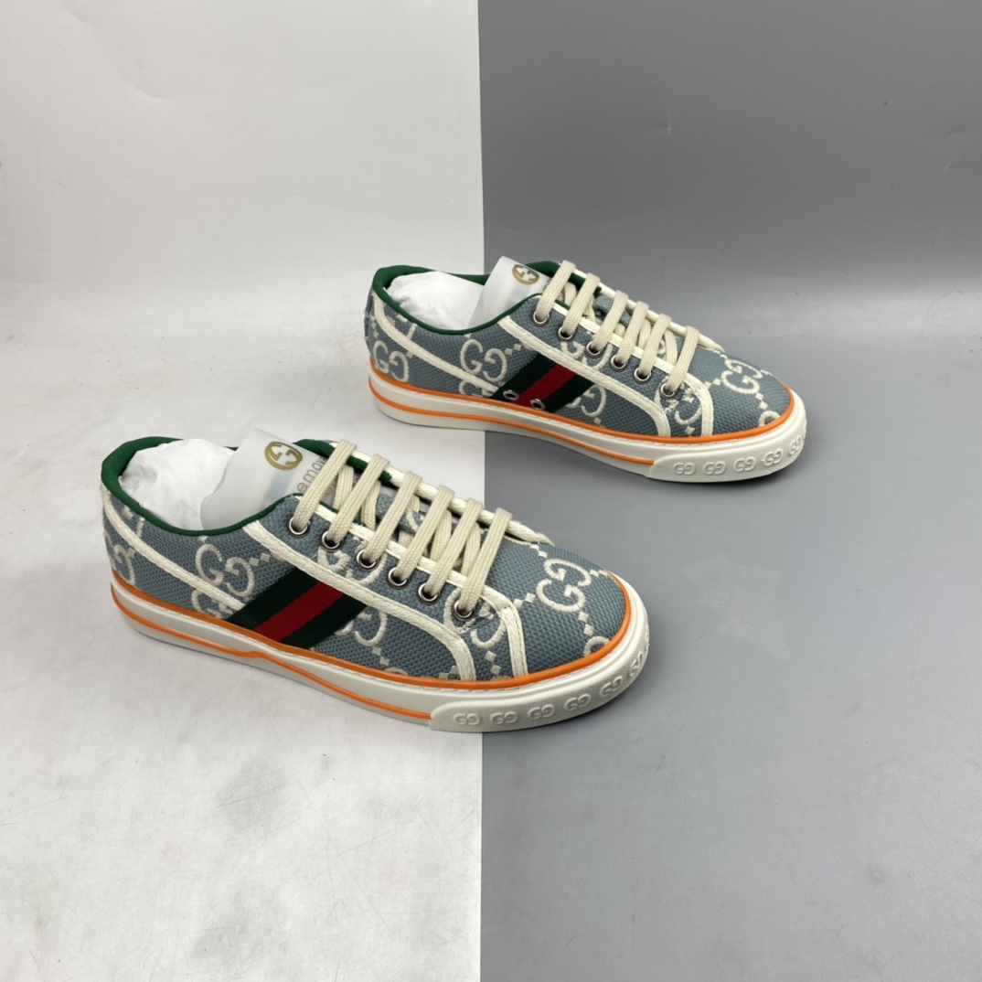 P320 GUCCI 古驰 Tennis 1977 Print Sneaker 帆布印花复古休闲运动板鞋
