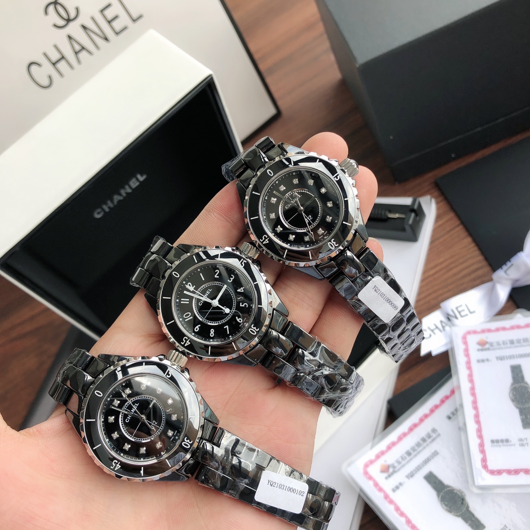 Soporte por lotes correo directo desde Hong Kong y Estados Unidos Serie CHANEL J12, contadores originales suizos import…