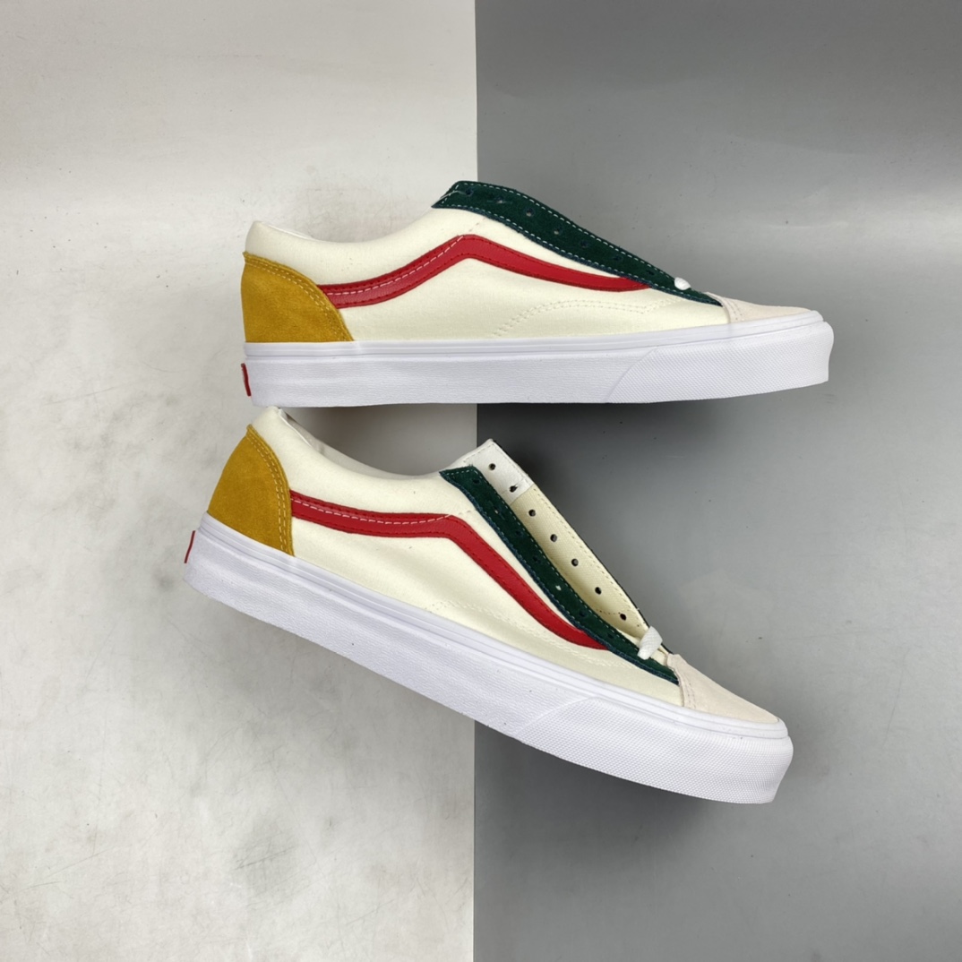 P140 Vans Style 36 夏日清新系撞色低帮休闲板鞋 VN0A3DZ3VZ0