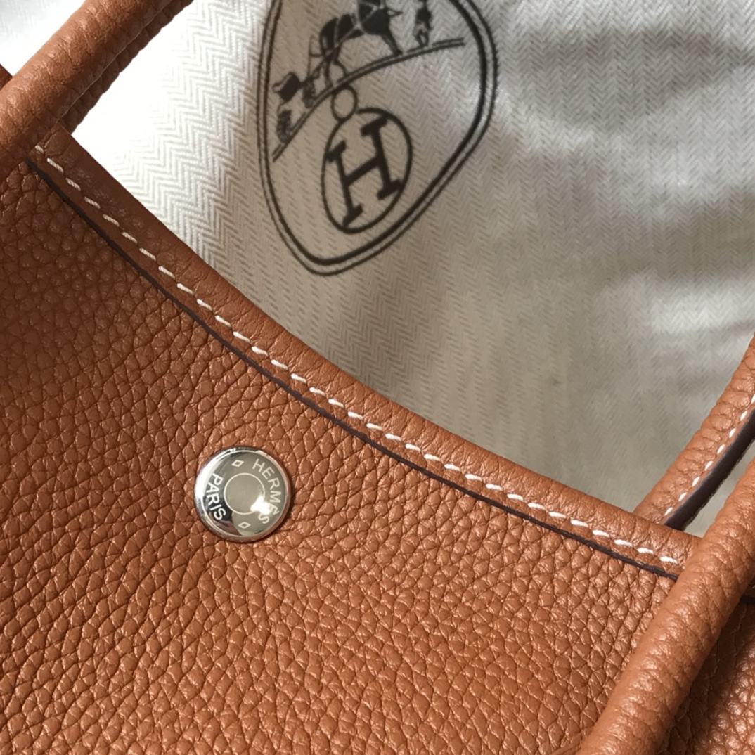 Hermès Garden Party 30 Gold Brown Leather Tote Bag - Everyday Essential 6 i1620377338 4338 5