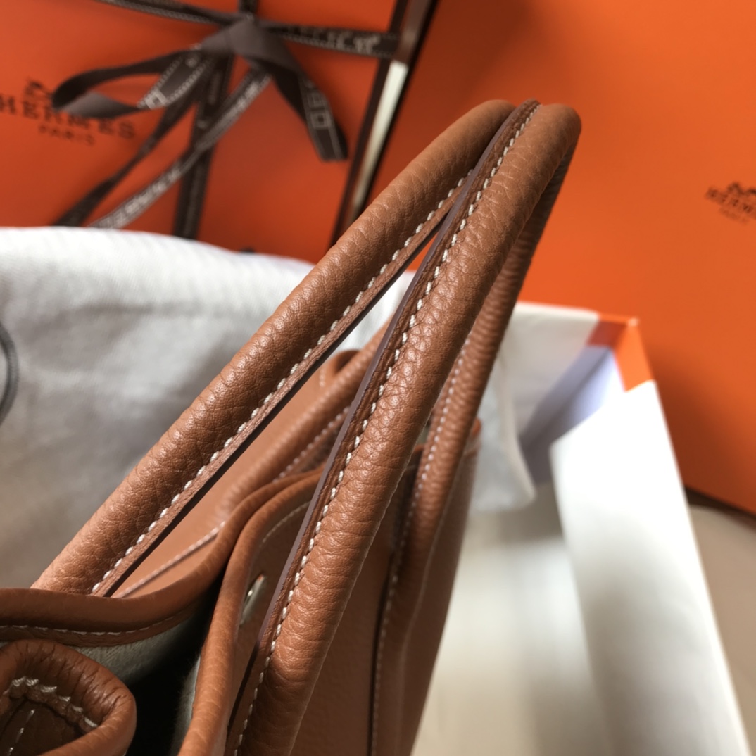 Hermès Garden Party 30 Gold Brown Leather Tote Bag - Everyday Essential 5 i1620377338 5892 4