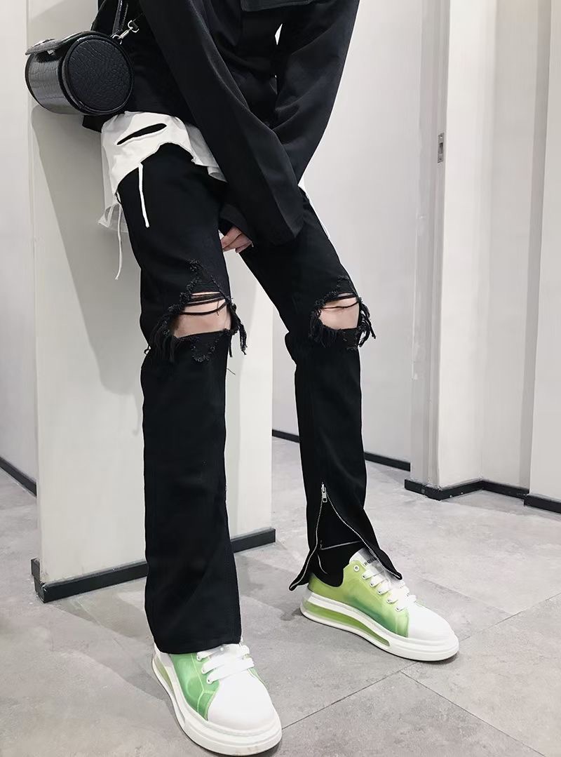 1:1 Clone
 Fear Of God Clothing Jeans Black Blue
