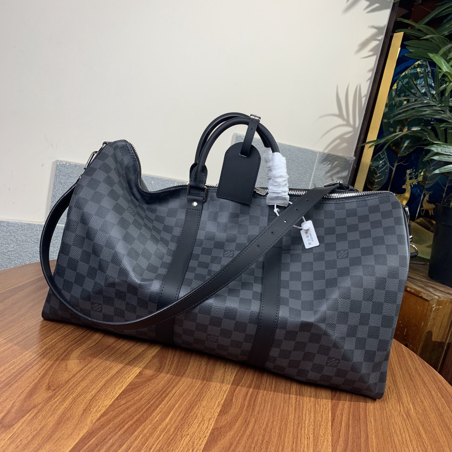 Louis Vuitton LV Keepall Travel Bags Designer Wholesale Replica
 Black Grid Fashion M41413