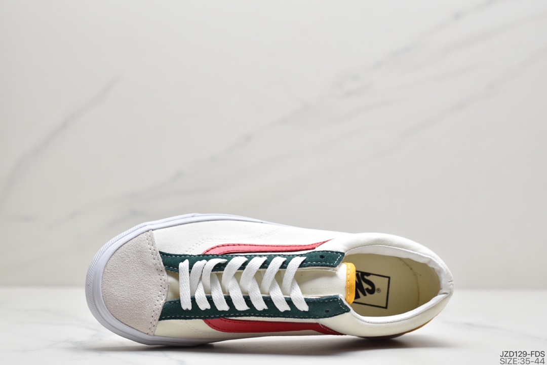 140 万斯Vans Style 36 小头拼接低帮情侣休闲板鞋帆布鞋