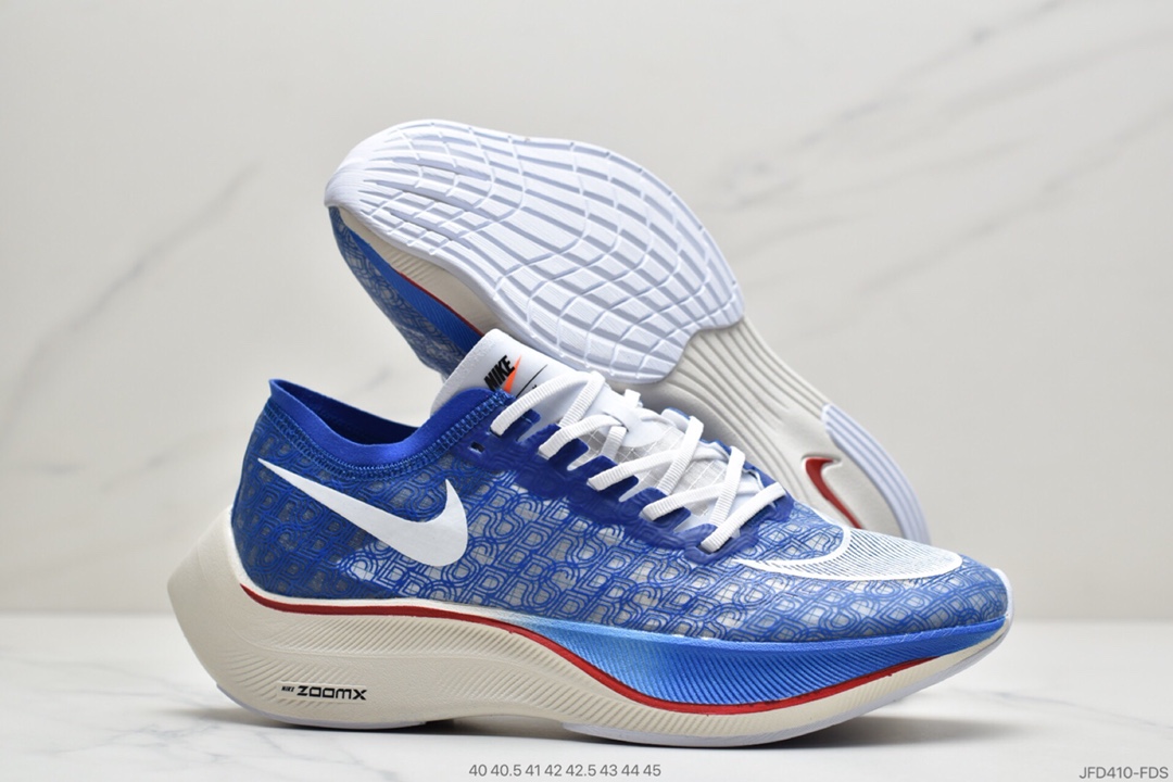 170 耐克 Nike Zoomx Vaporfly NEXT%  潮流百搭 网面透气 舒适休闲运动跑步鞋“蓝白色”DD8337-400