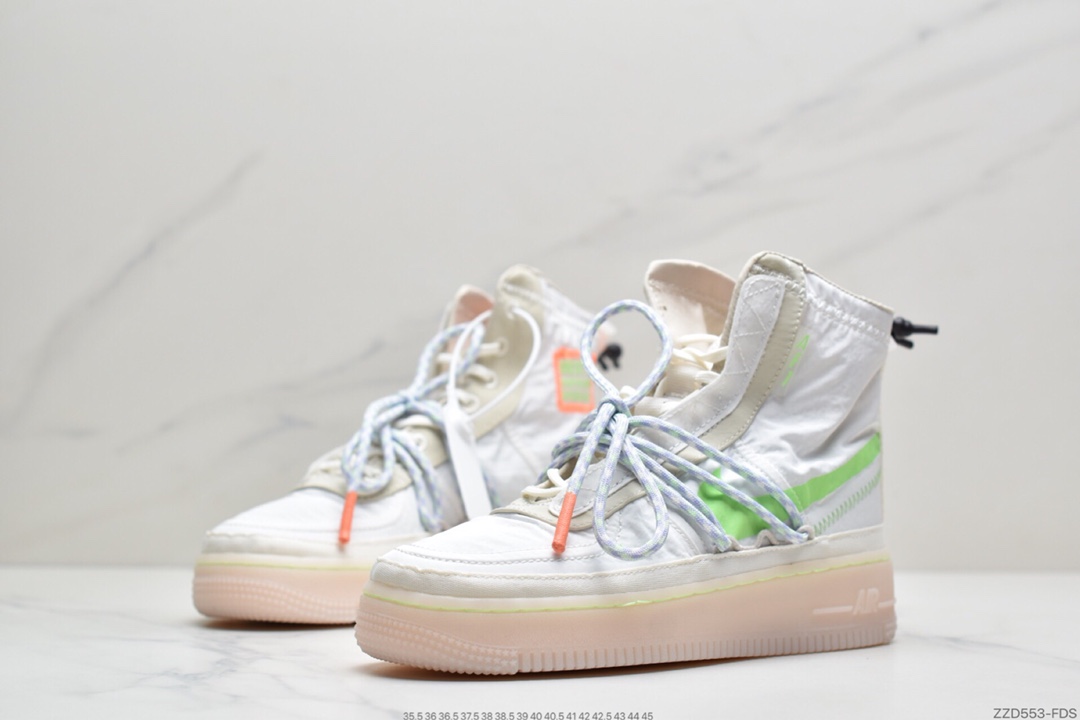 250 耐克Nike Air Force 1 Shell 空军一号高帮休闲运动板鞋DJ9304-131