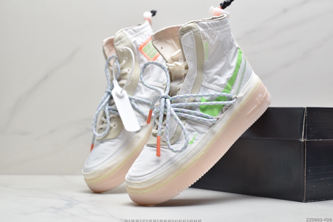 250 耐克Nike Air Force 1 Shell 空军一号高帮休闲运动板鞋DJ9304-131