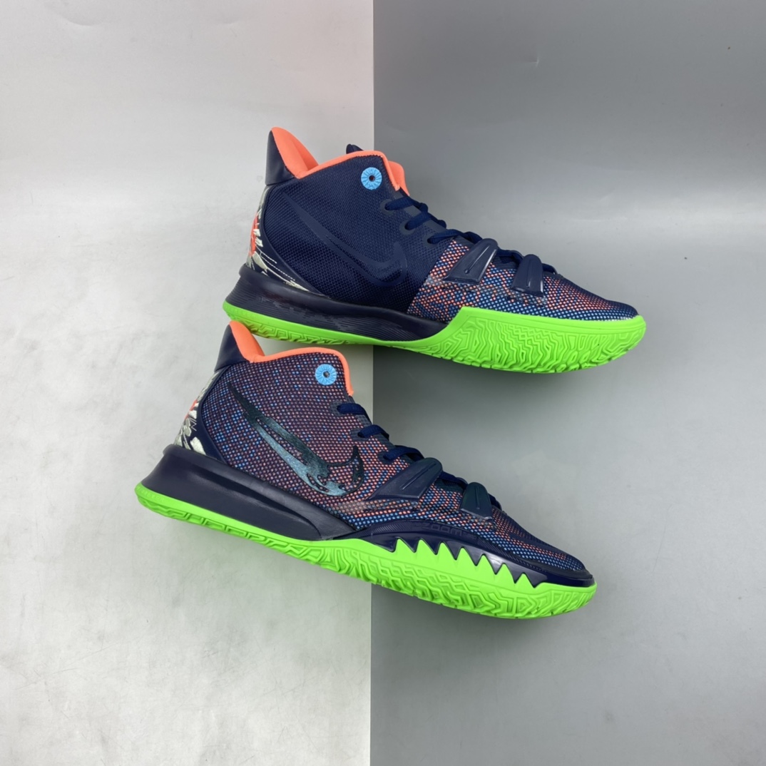 P220 Nike Kyrie 7 Pre Heat Ep 欧文7代 室内休闲运动中帮篮球鞋 CQ9327-401