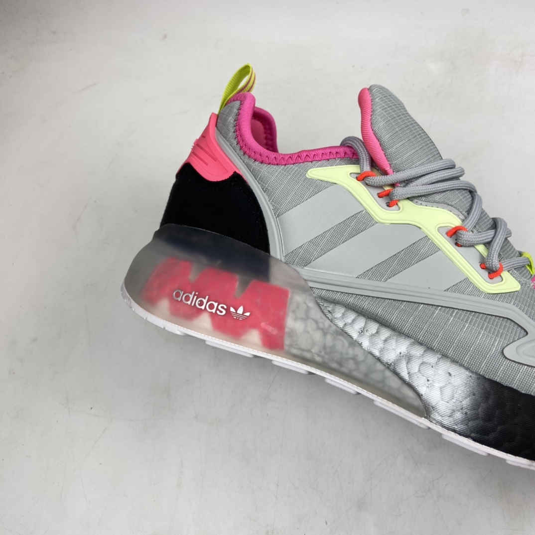 P220 Ad ZX 2K Boost 网纱针织呼吸面套脚休闲运动慢跑鞋 FY5695