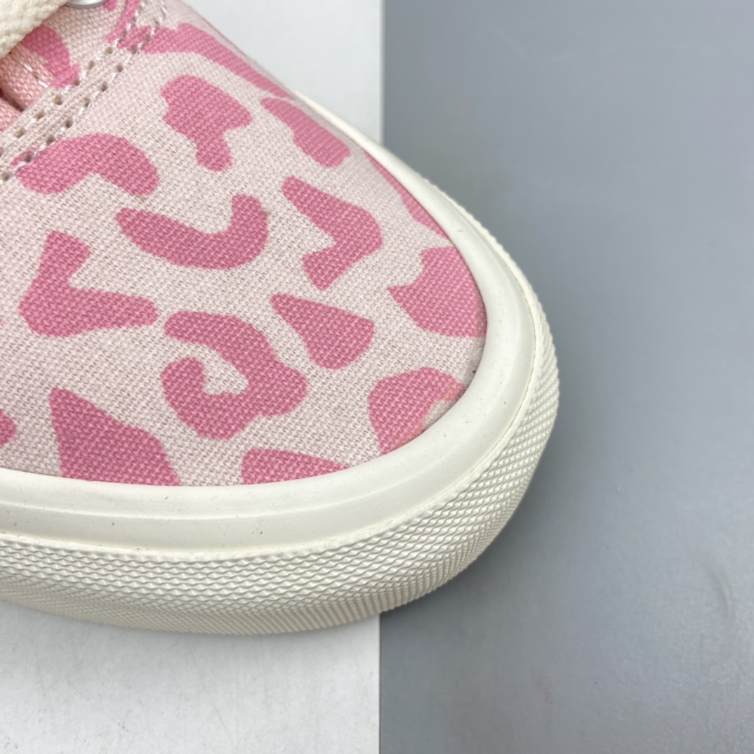 P130 Vans Vault OG Authentic LX 粉色豹纹 高端支线硫化帆布低帮休闲板鞋 VN0A38GRR89