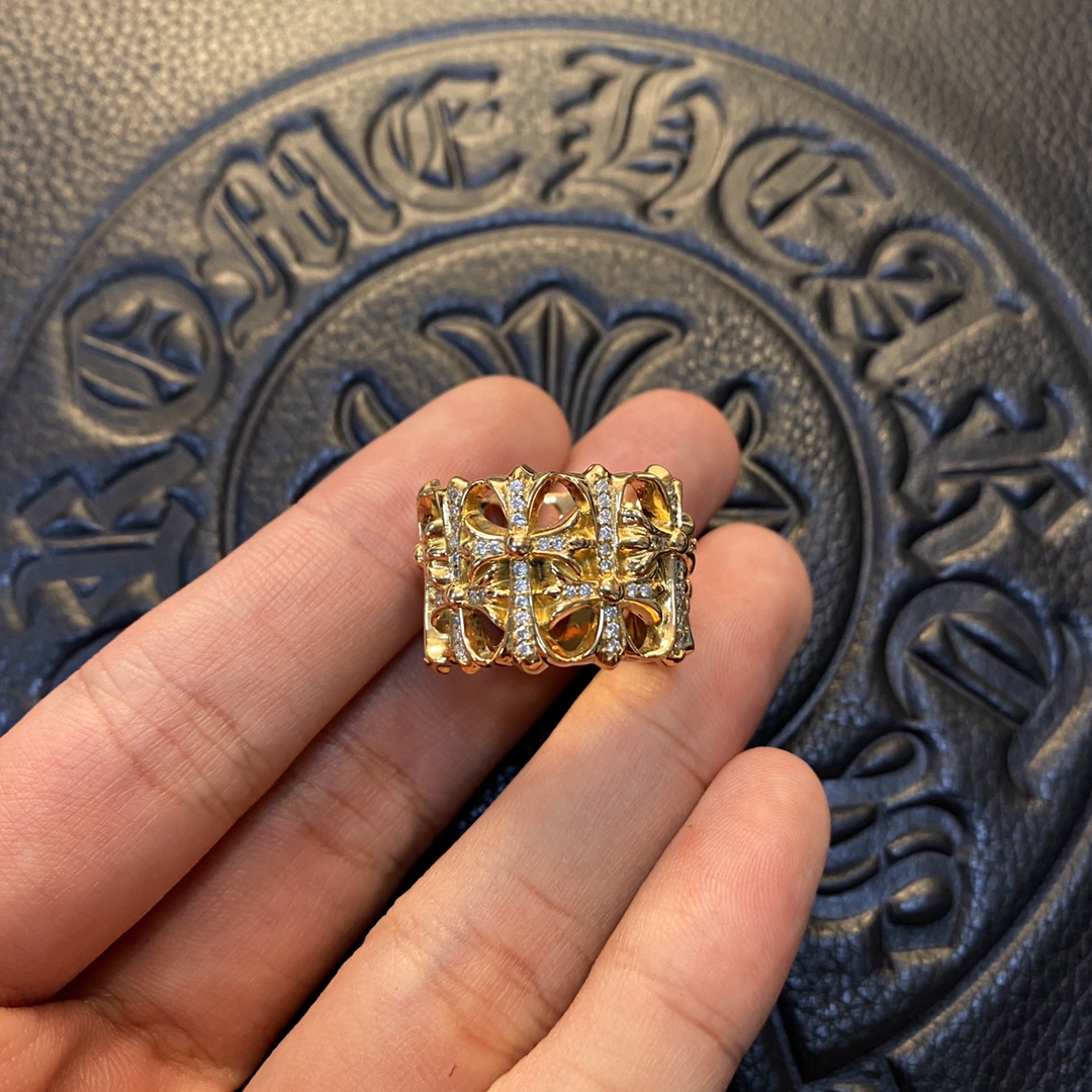Gold-plated diamond-set customization, 22k real gold customization