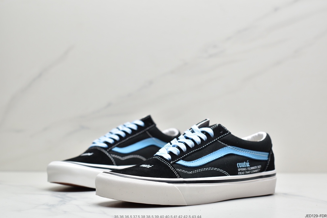 150 万斯范斯VANS  Old Skool  万斯经典款低帮男女翻毛职业滑板鞋