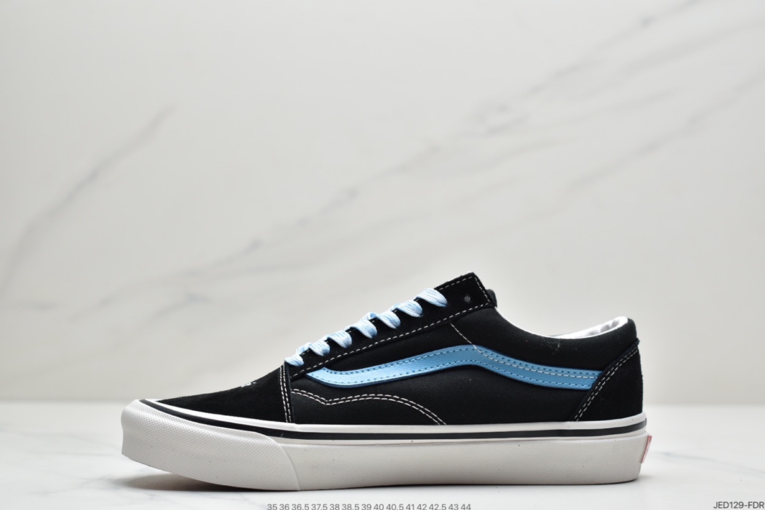 150 万斯范斯VANS  Old Skool  万斯经典款低帮男女翻毛职业滑板鞋