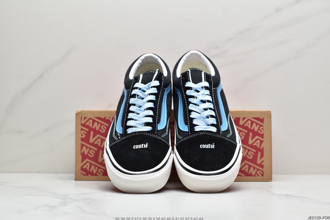 150 万斯范斯VANS  Old Skool  万斯经典款低帮男女翻毛职业滑板鞋