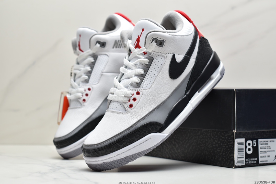 320 乔3 Air Jordan 3 “TiNIKEer” AJ3手稿配色 将 TiNIKEer Hatfield 最初的设计手稿 AQ3835-160