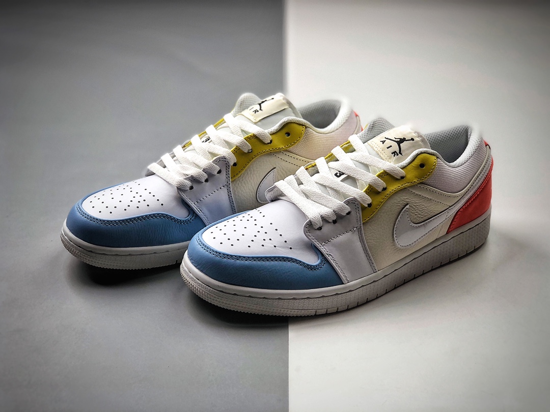200  Air Jordan 1 Low ”To My First Coach” 低帮 多彩拼接 乔丹篮球鞋系列