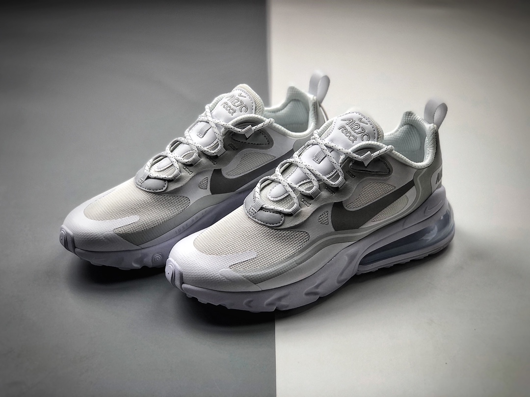 220   原装级别 Nike Air Max 270 React 半小掌气垫跑鞋 CV1632-100