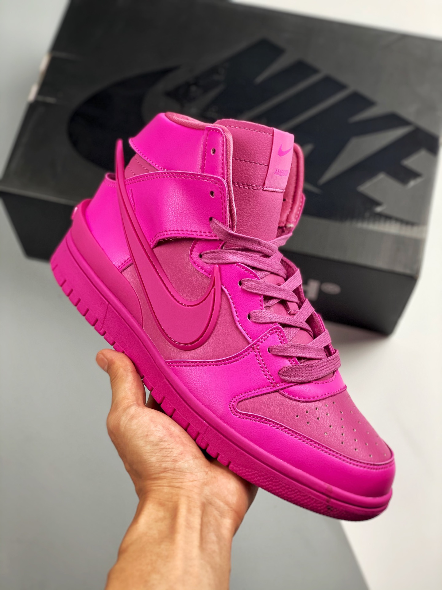 AMBUSH x NK SB Dunk "Cosmic Fuchsia" rosa fucsia, mejor relación calidad-precio❗️ #etiqueta tejida de fábrica original,…