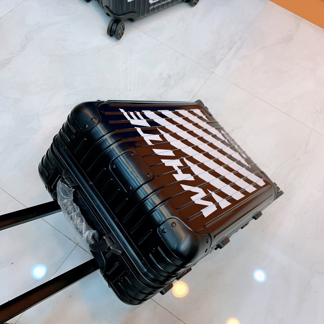 Off White Luggage Duffel Case, High-End Aluminum Suitcase, 20/26/30 Inch 9 i1620551173 752 7