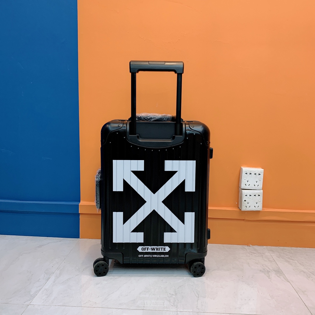Off White Luggage Duffel Case, High-End Aluminum Suitcase, 20/26/30 Inch 2 i1620551173 8641 1