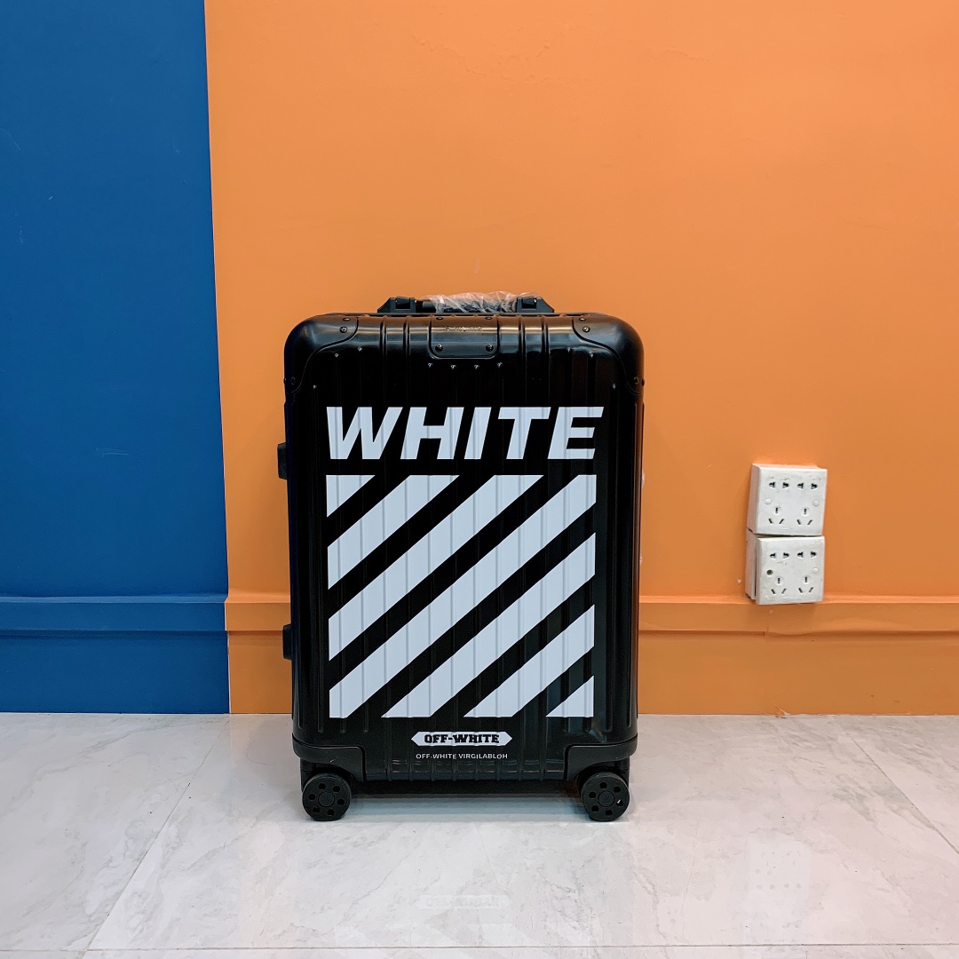 Off White Luggage Duffel Case, High-End Aluminum Suitcase, 20/26/30 Inch 7 i1620551173 9900 6