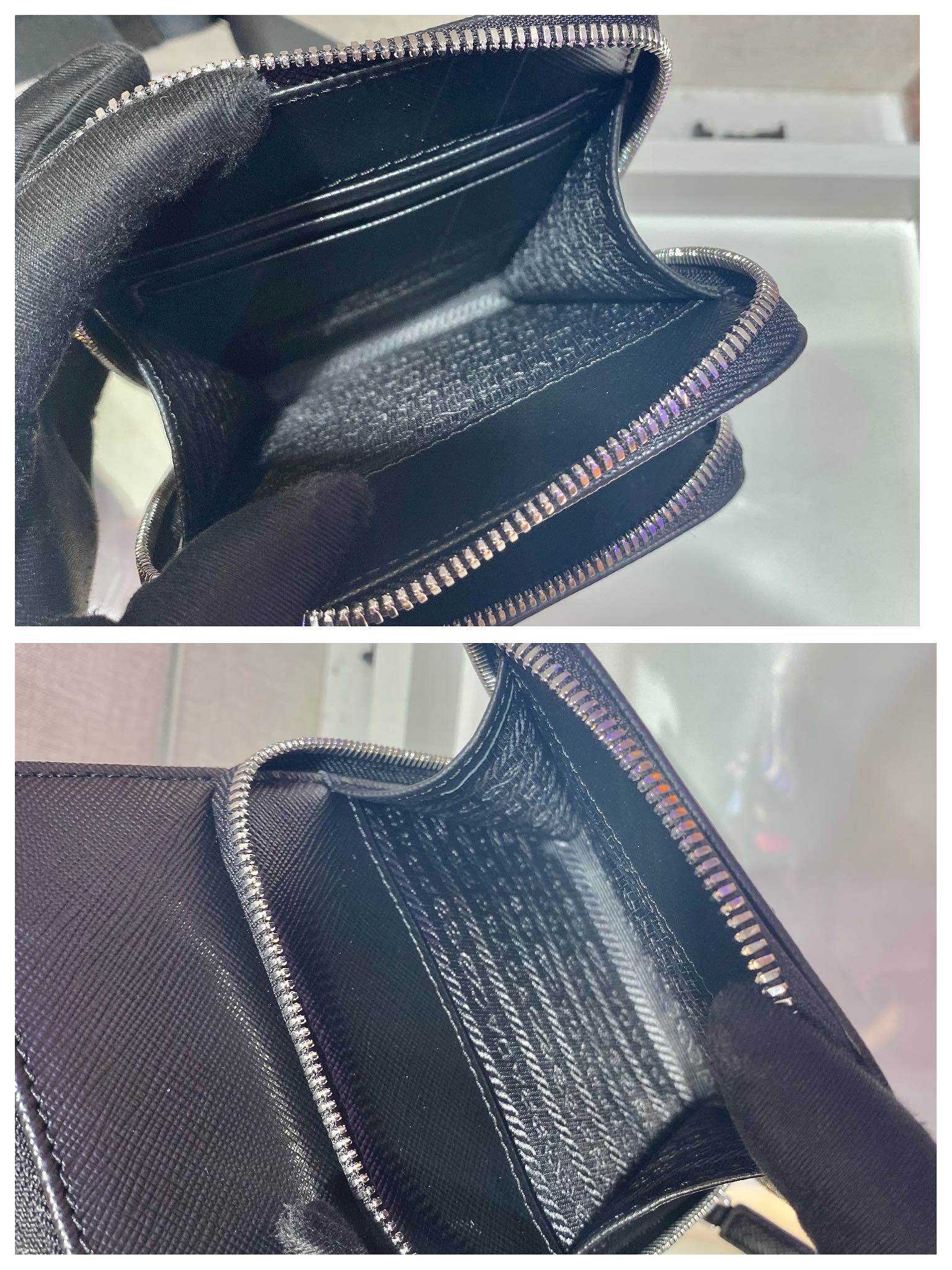 PRADA普拉达十字纹皮革男女通用手机包2ZH126
