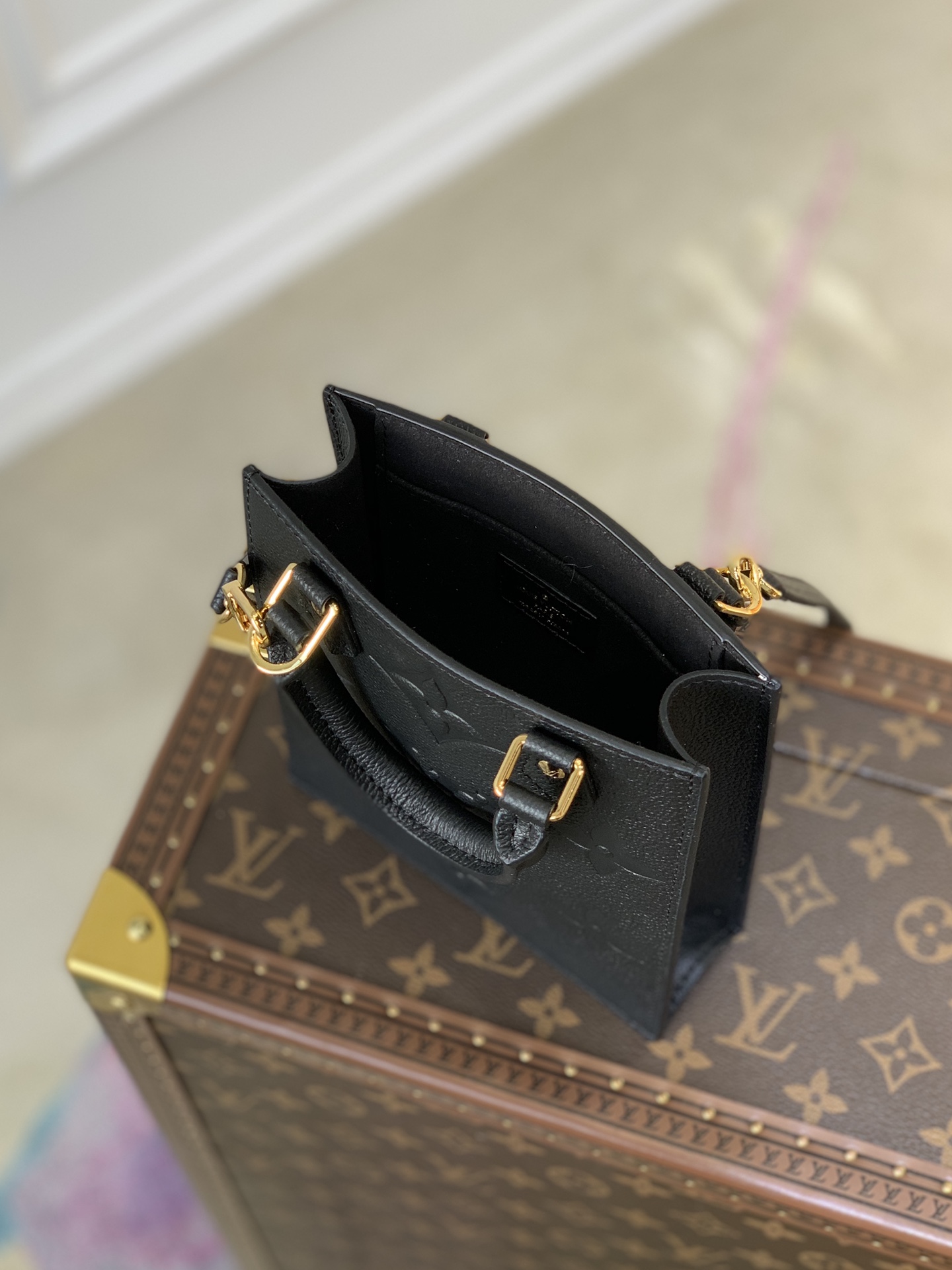 Louis Vuitton LV Petit Sac Plat Tote M80478黑色