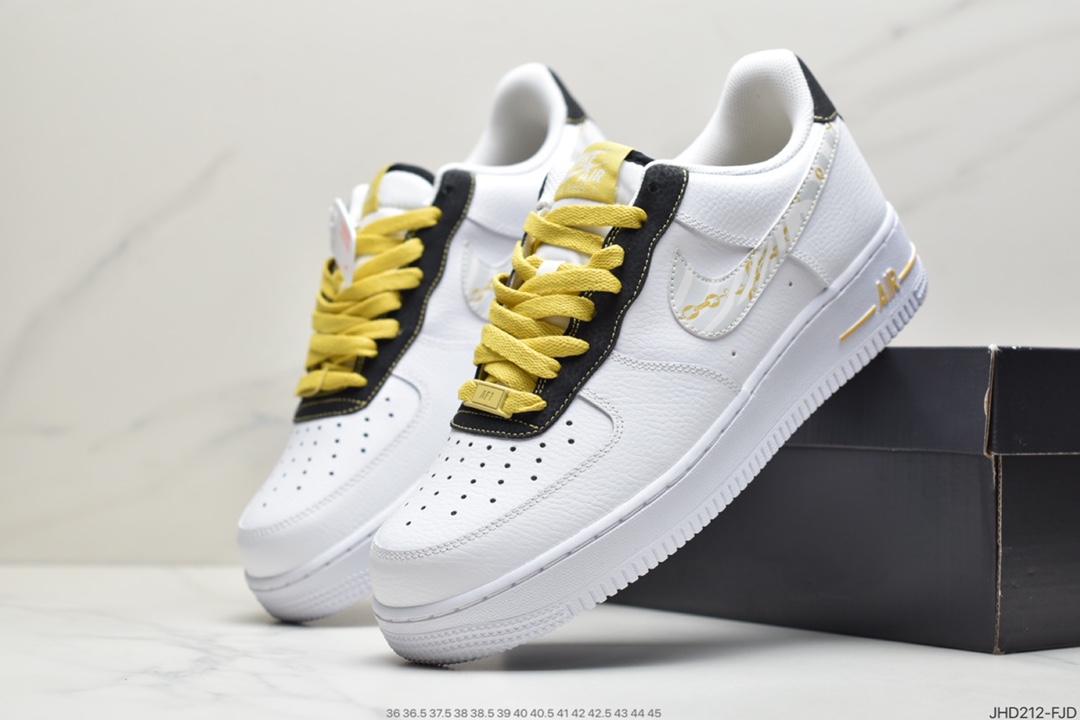 190 耐克Nike Air Force 1 Low 整双鞋以白色为主调 DH5284-100