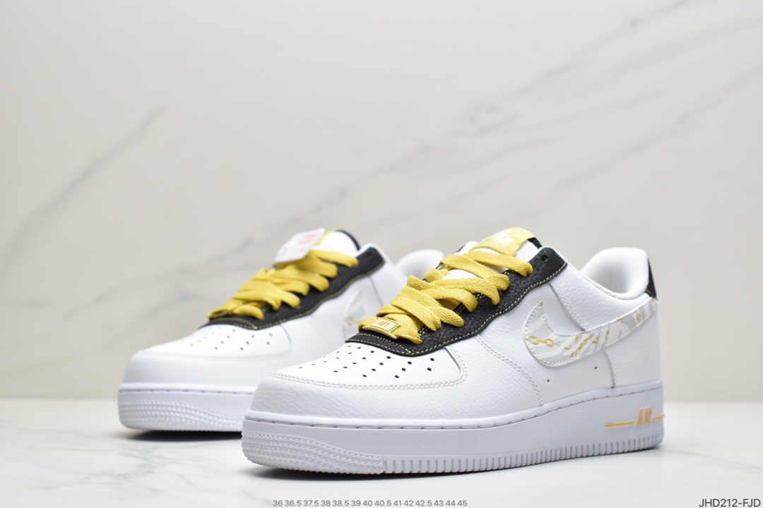 190 耐克Nike Air Force 1 Low 整双鞋以白色为主调 DH5284-100