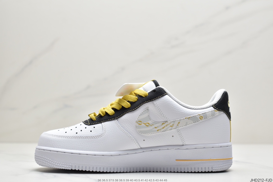 190 耐克Nike Air Force 1 Low 整双鞋以白色为主调 DH5284-100