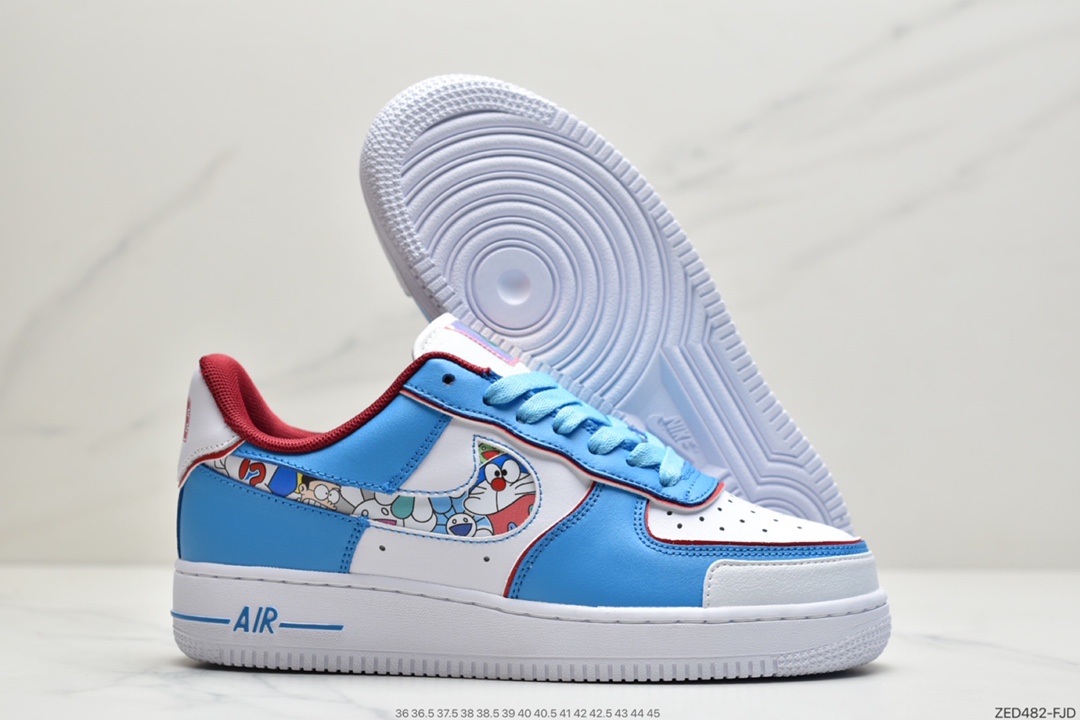 260  超限量联名  Doraemon×Nike Air Force 1 Low叮当猫联名款  BQ8988-106