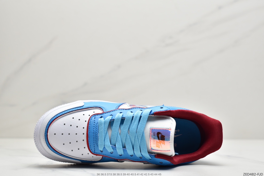 260  超限量联名  Doraemon×Nike Air Force 1 Low叮当猫联名款  BQ8988-106
