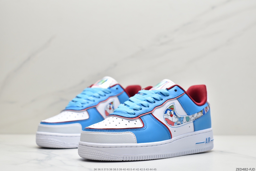 260  超限量联名  Doraemon×Nike Air Force 1 Low叮当猫联名款  BQ8988-106