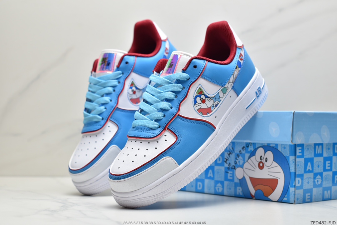 260  超限量联名  Doraemon×Nike Air Force 1 Low叮当猫联名款  BQ8988-106