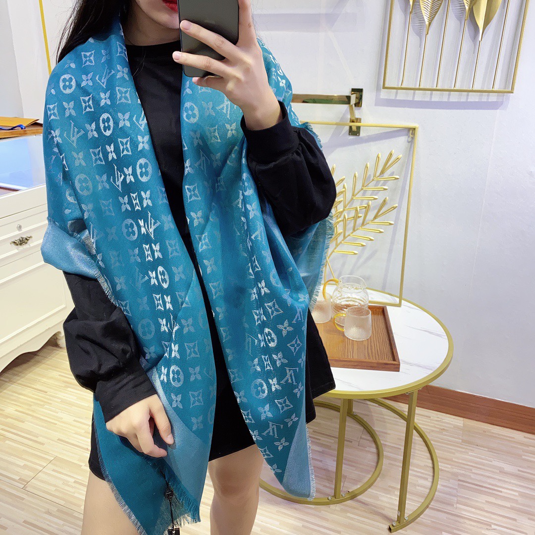 Louis Vuitton Scarf Shawl Customize The Best Replica
 Silk Wool Fall/Winter Collection
