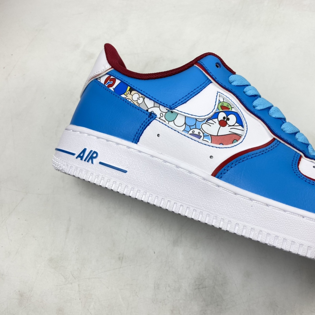 P260 NIKE Air Force 1’07“Doraemon”机器猫主题空军一号低帮休闲板鞋 BQ8988-106