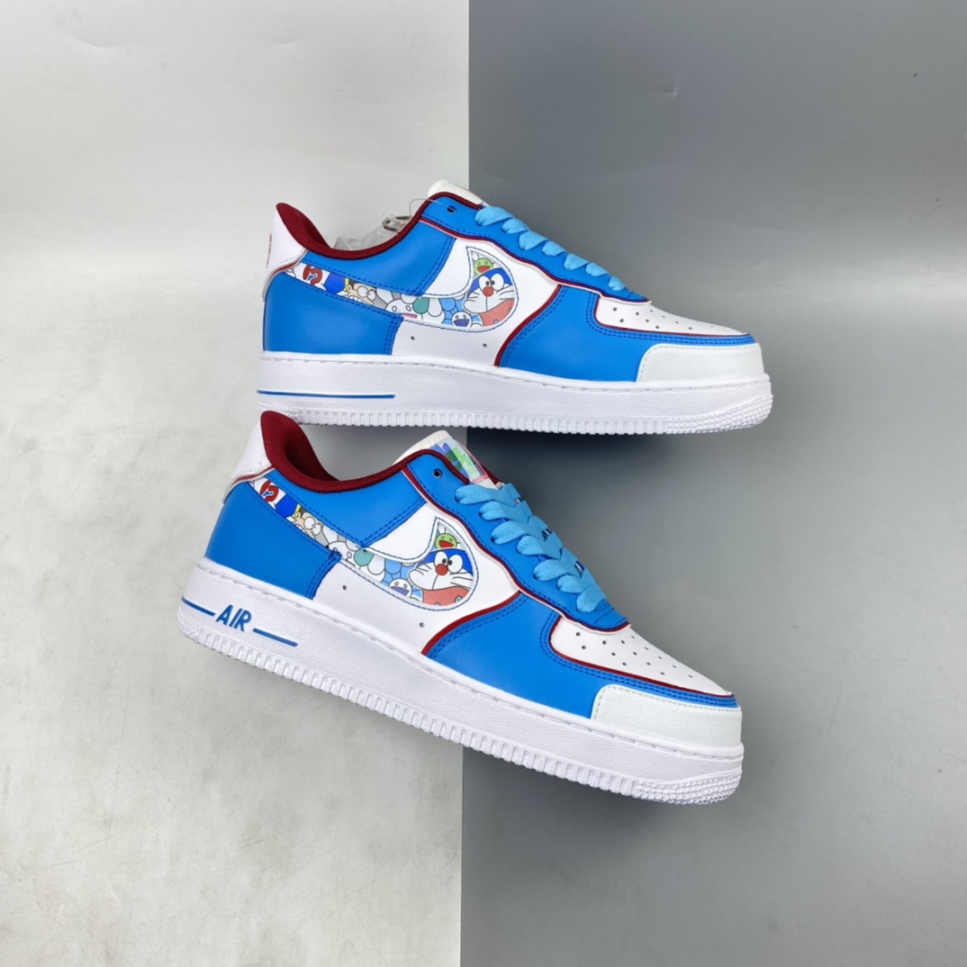 P260 NIKE Air Force 1’07“Doraemon”机器猫主题空军一号低帮休闲板鞋 BQ8988-106