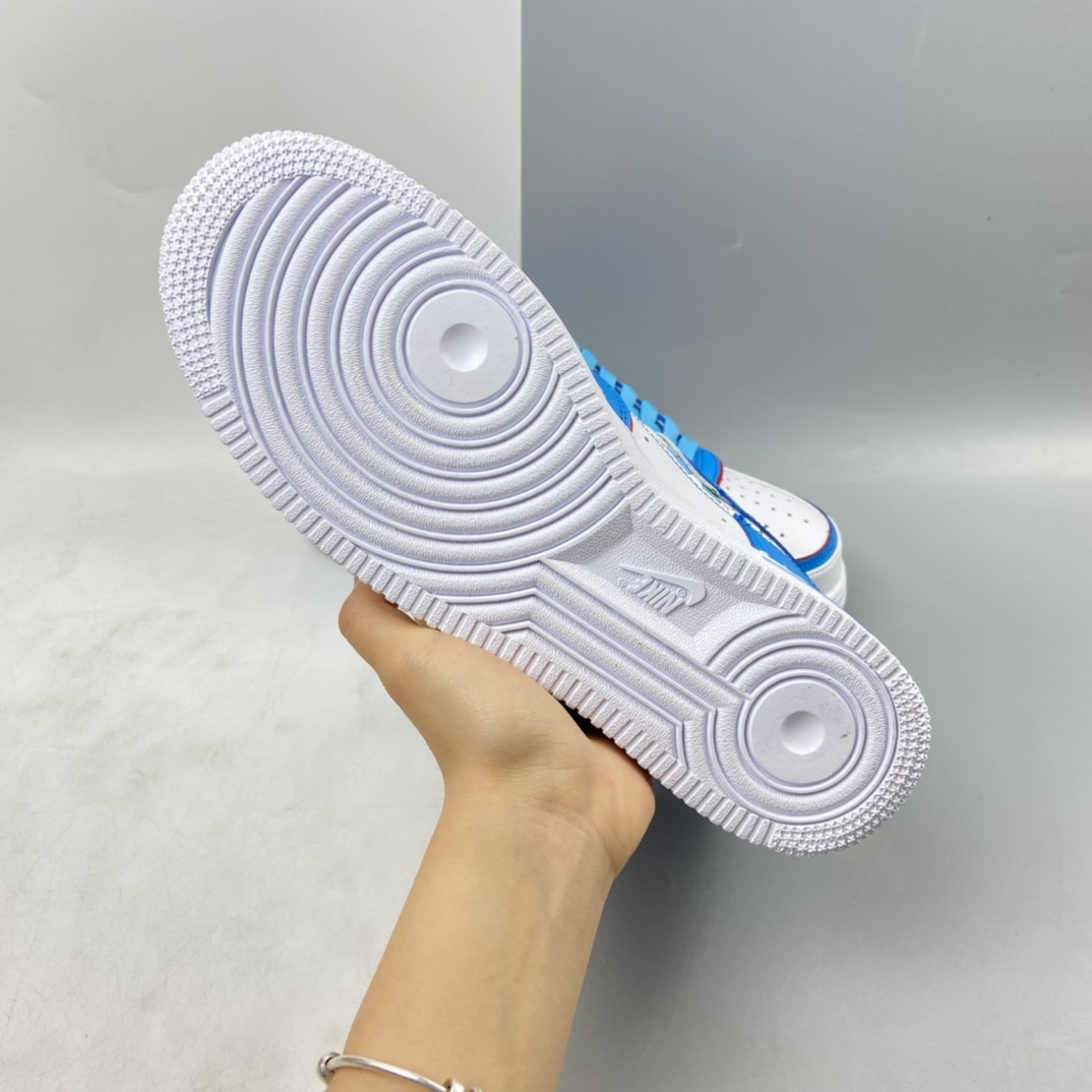 P260 NIKE Air Force 1’07“Doraemon”机器猫主题空军一号低帮休闲板鞋 BQ8988-106