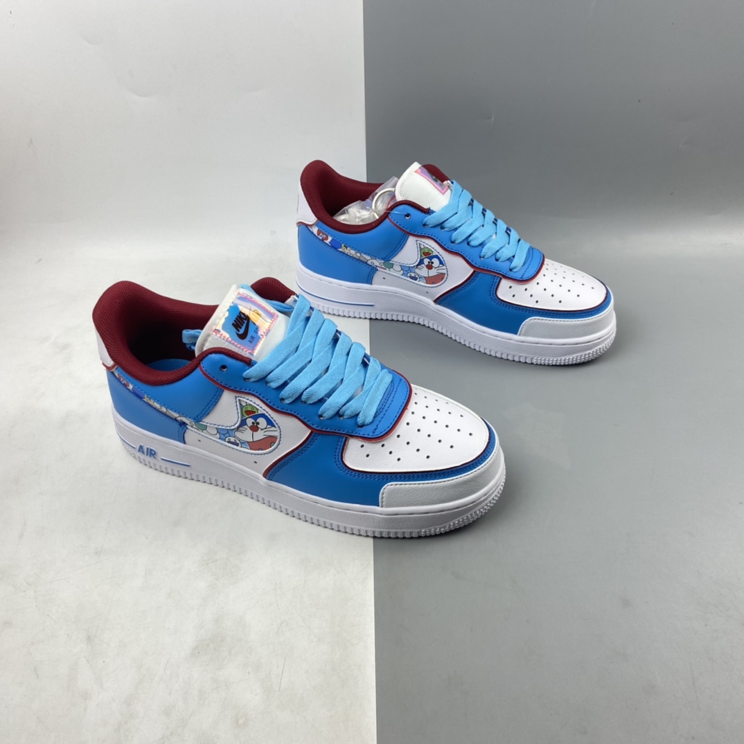 P260 NIKE Air Force 1’07“Doraemon”机器猫主题空军一号低帮休闲板鞋 BQ8988-106