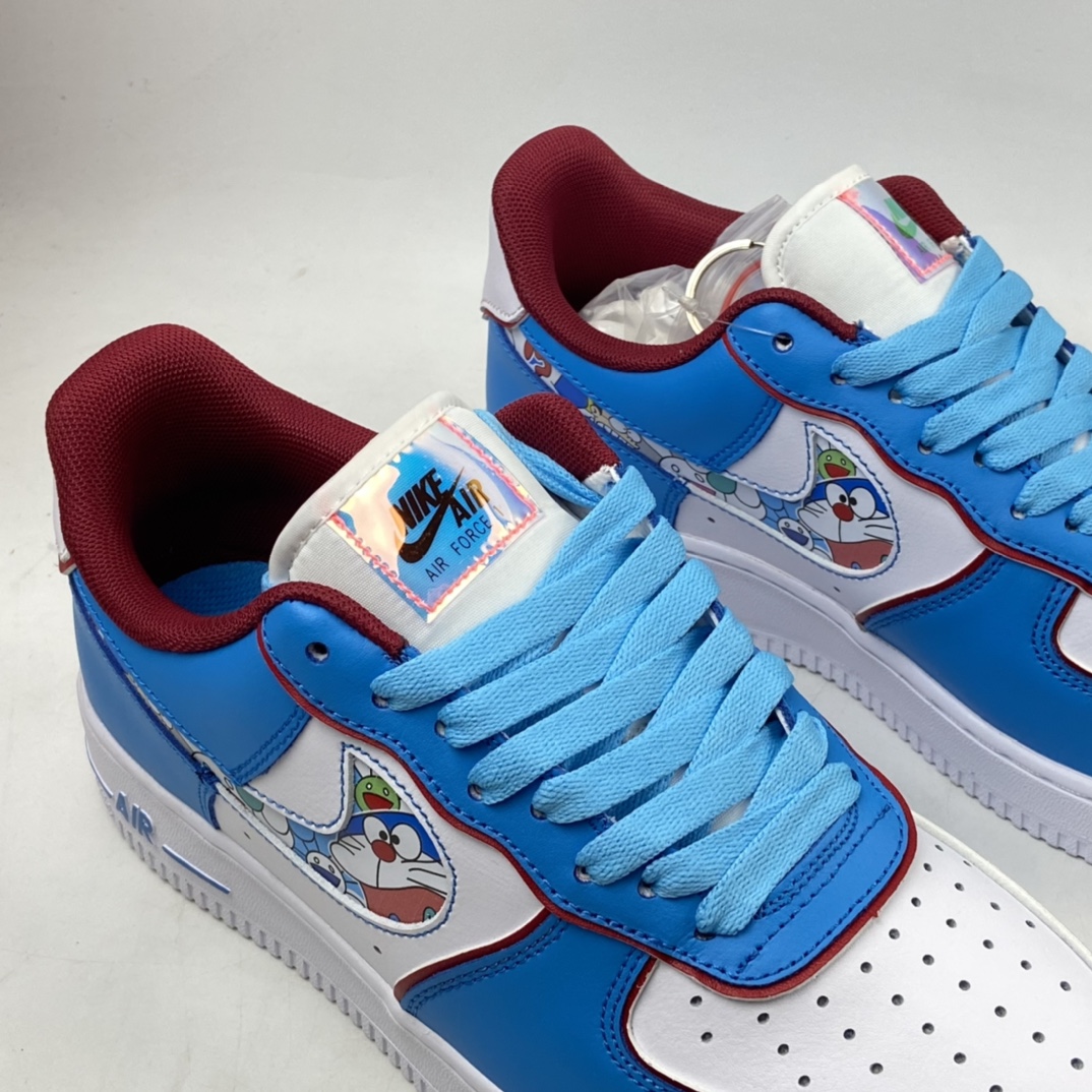 P260 NIKE Air Force 1’07“Doraemon”机器猫主题空军一号低帮休闲板鞋 BQ8988-106