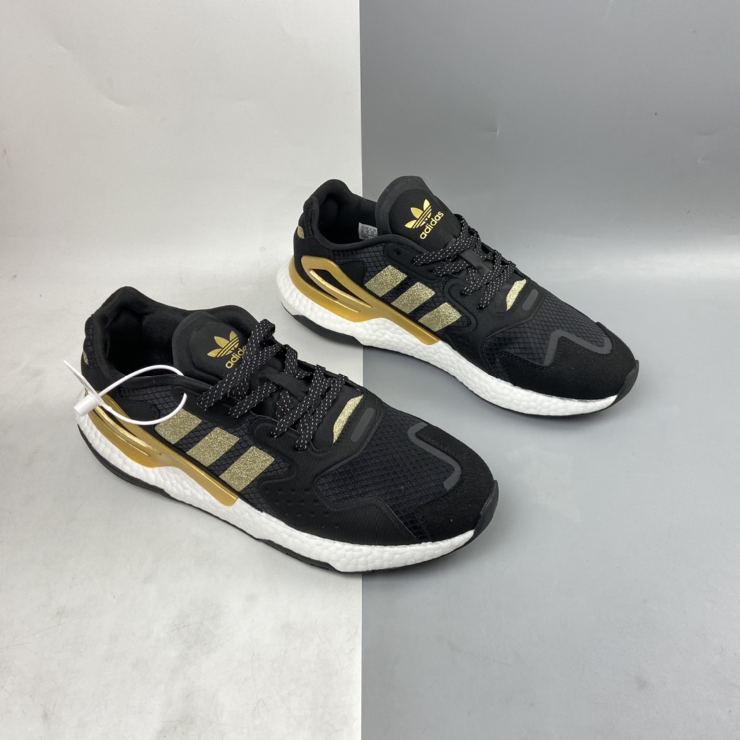 P200 Adidas Originals 2020 Day Jogger Boost 三叶草2020版慢跑者系列高弹复古休闲运动跑鞋 夜行者二代 FW4840