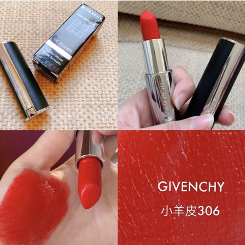 Givenchy Le Rouge Lipstick - 306 Carmin Escarpin Tomato Red, High Pigment 1 Givenchy Le Rouge Lipstick - 306 Carmin Escarpin Tomato Red, High Pigment