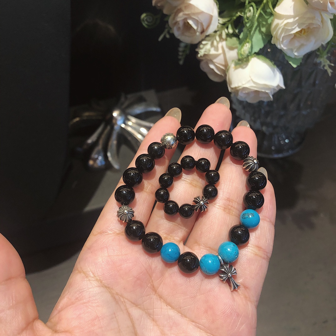 Chrome Hearts 𝐂𝐡𝐫𝐨𝐦𝐞 𝐡𝐞𝐚𝐫𝐭𝐬 克罗心 手串/戒指